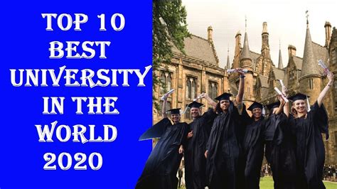 Top 10 Best Universities In The World 2020 Top University In The World Top Videos Youtube
