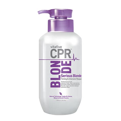 Cpr Serious Blonde Toning And Intensive Masque 900ml
