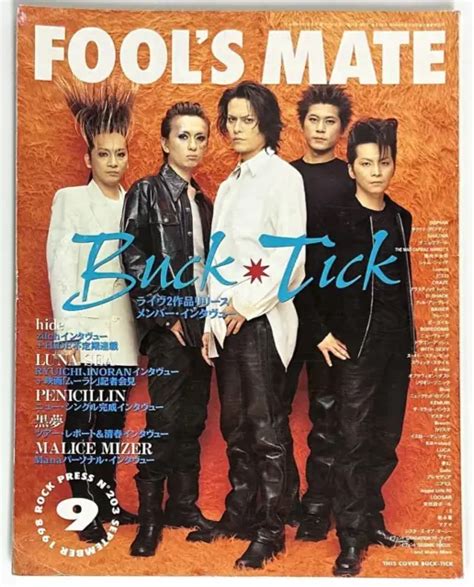 Fool S Mate Buck Tick Atsushi Sakurai Hisashi Imai Hidehiko Hoshino Yutaka Higuc £38 78