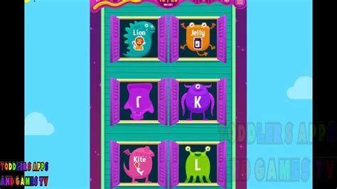 Learn Letter And Word With Monster Mansion Match Alphabet Learning