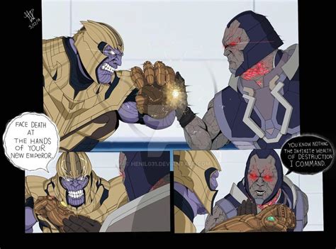 Thanos Vs Darkseid Part 1 By Henil031 On Deviantart Hawkman Darkseid