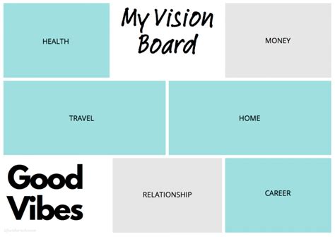 28 Vision Board Templates