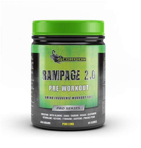 Scorpion Rampage Pre Workout Scorpion Supplements Supplement Store Nz