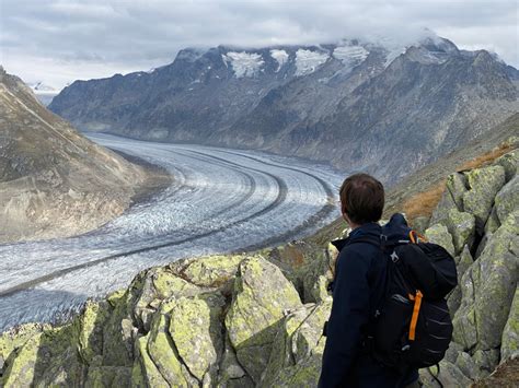 Discovering The Majestic Aletsch Glacier Hiking The Panorama Trail At