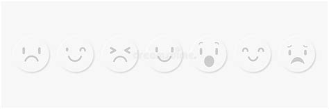 verzameling van smiley gezichten emoticon emoji pictogrammen witte kleurknoppen ontwerp