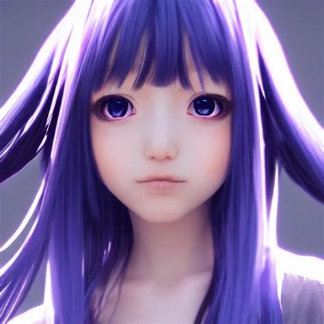 Render As A Very Beautiful 3d Anime Girl Hot Petite Stable