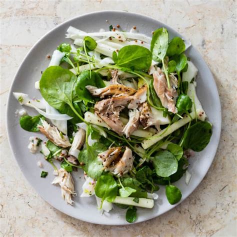 Fennel And Apple Salad With Smoked Mackerel Americas Test Kitchen Recipe
