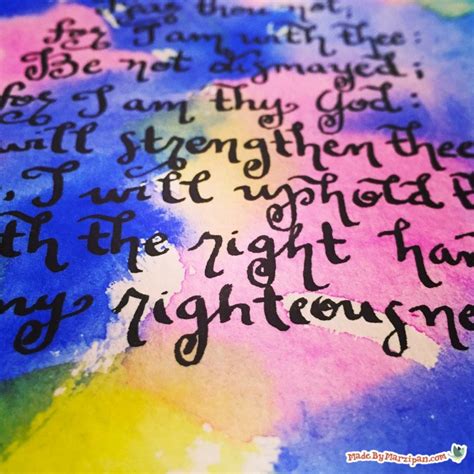 Watercolor Calligraphy Made By Marzipan