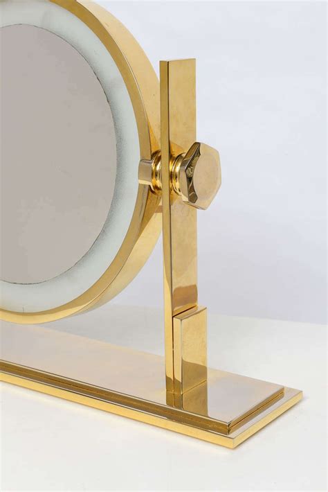 339 results for lighted mirror vanity table. Karl Springer Lighted Table Top Vanity Mirror at 1stdibs