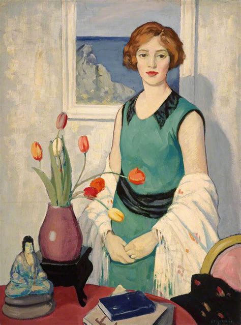 Portrait With Still Life Art Uk