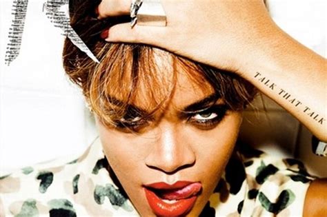 Rihanna Licks Her Lips And Smokes On Cover For New Album Talk That Talk