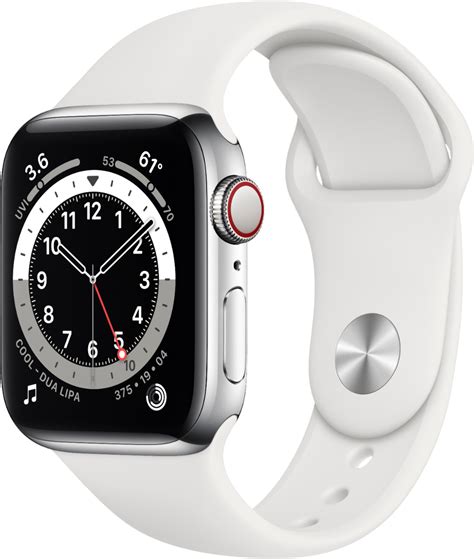 Apple Watch Series 6 Gps Cellular 40mm Silver Stainless Steel Case
