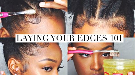How To Lay Your Edges For Beginners Fabulousbre Youtube