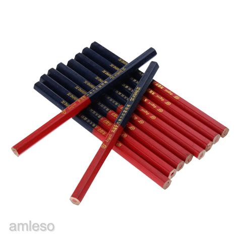 • tutorial mencampur cat biru dan merah menjadi ungu. 10Pcs Pensil Warna Biru & Merah Untuk Tukang Kayu | Shopee ...