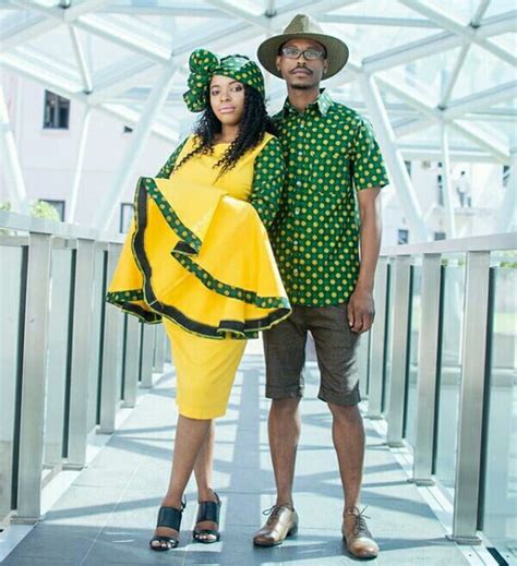 Modern Green Shweshwe Dresses For South African Womens Shweshwe Home