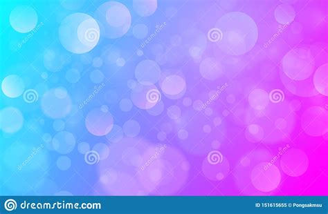 Abstract Bokeh Lights Effect With Pink Blue Background Bokeh Texture
