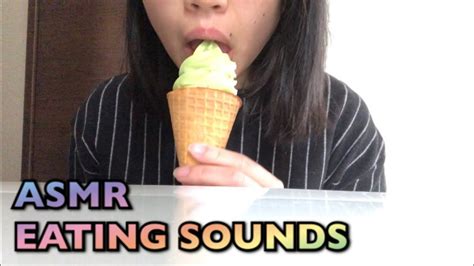Asmr Ice Cream Eating Sounds Youtube