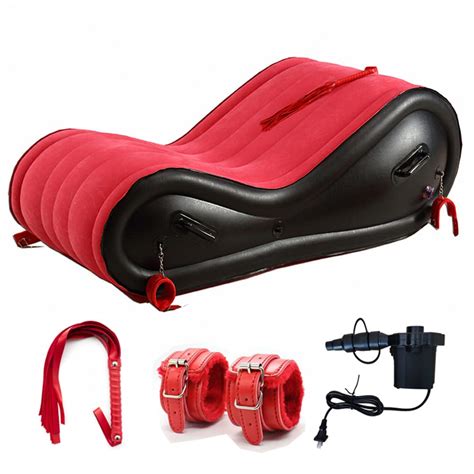 Inflatable Sofa With Cuff Kit For Bdsm And Bondage Playsex Game Furniture For Couple Deeper