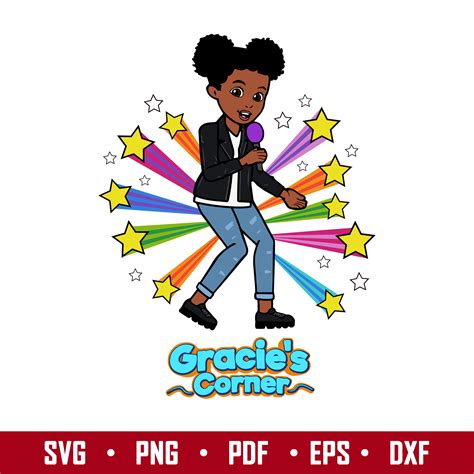 Gracies Corner Kids Song Svg Gracies Corner Girl Svg Png Inspire