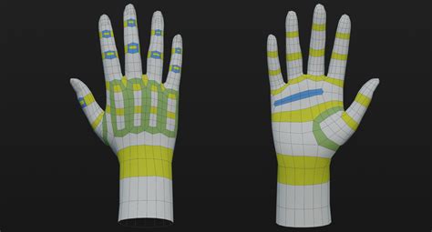 Modeling A Human Hand Topology Guides