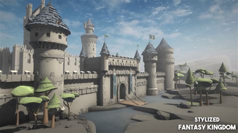 Stylized Fantasy Kingdomcastle