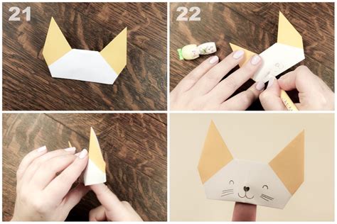Origami Finger Puppet Tutorial