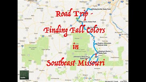 Road Trip Fall Colors In Se Missouri 2017 Youtube