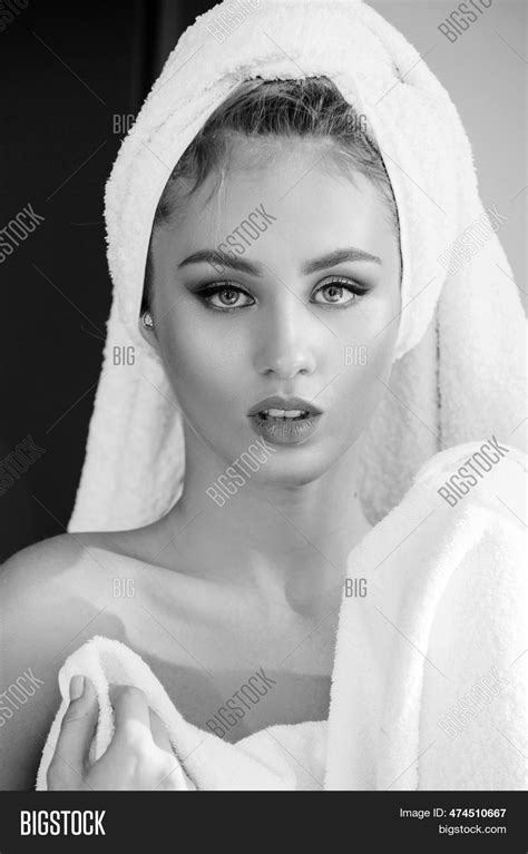 naked girl towel image and photo free trial bigstock