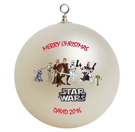 Personalized Star Wars Christmas Ornament T Ornaments