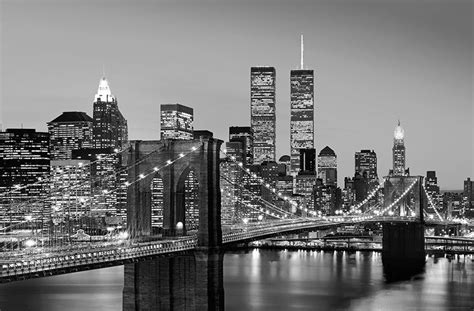 Manhattan Skyline At Night — Poster Plus