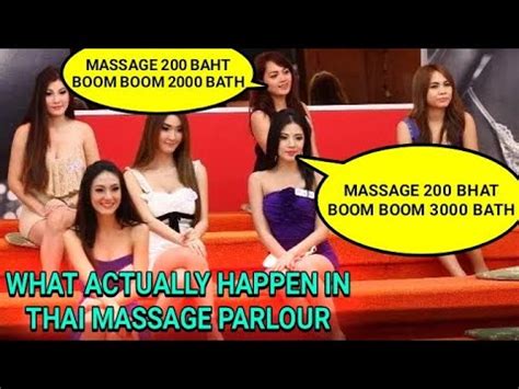 CAMERA INSIDE THE MASSAGE PARLOUR OF THAILAND YouTube