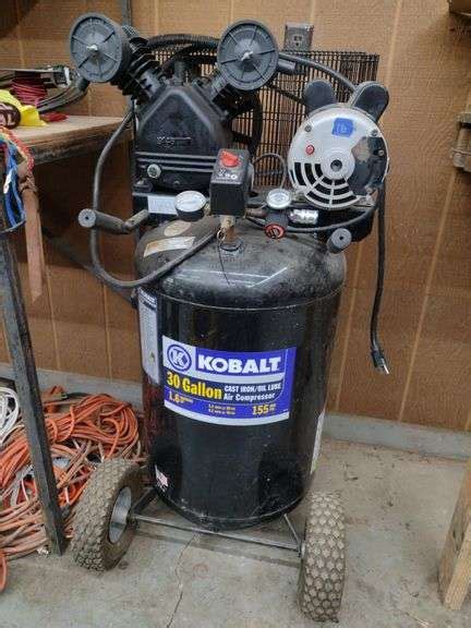 Kobalt 30 Gallon Air Compressor Advantage Auction