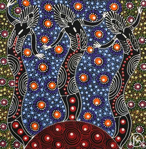 Dreamtime Sisters By Colleen Wallace Nungari From Santa Teresa Central Australia Created A 33 X