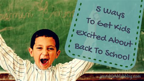 5 Ways To Get Kids Excited For Back To School