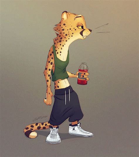 Cheetah By Pointedfox On Deviantart Cartoon Character Design