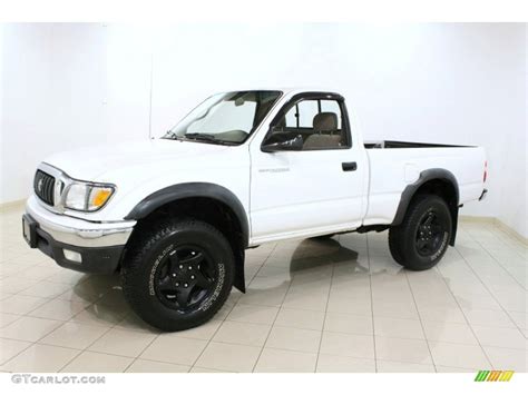 2001 Super White Toyota Tacoma Regular Cab 4x4 65970811 Photo 3