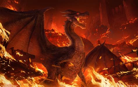 3440x1441 Dragon In Flame Monster Hunter 3440x1441 Resolution Wallpaper