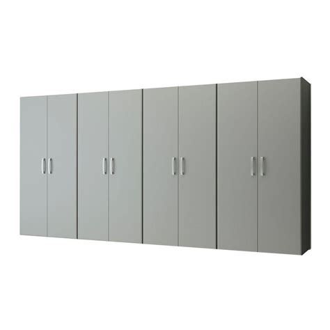 Flow Wall Jumbo Modular Wall Mounted Garage Cabinet Storage Set With