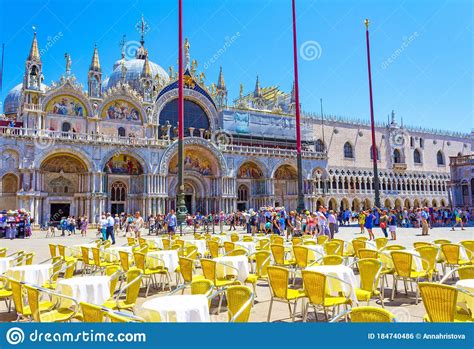 View Of Piazza San Marco St Mark`s Square Venice Italy Editorial Photo Image Of Open Alfresco