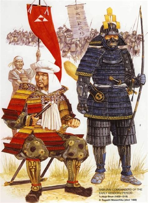 Samurai Commanders Of The Early Sengoku Period Armadura Medieval