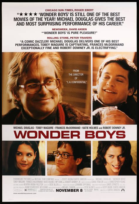 Wonder Boys 2000 Wonder Boys 2000 Original One Sheet Movie Poster