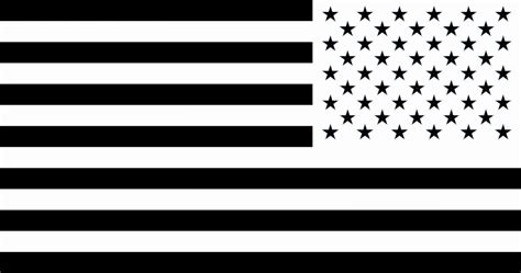 American Flag Clip Art Black And White Protes Png