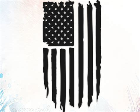 Distressed American Flag Svg Vertical Usa Flag Svg For Cricut Mail Napmexico Com Mx