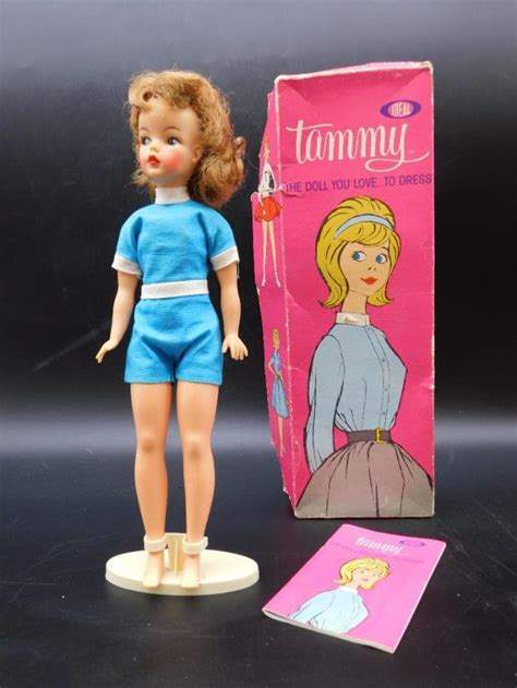 Lot Ideal Tammy Doll With Original Box Vintage Antique