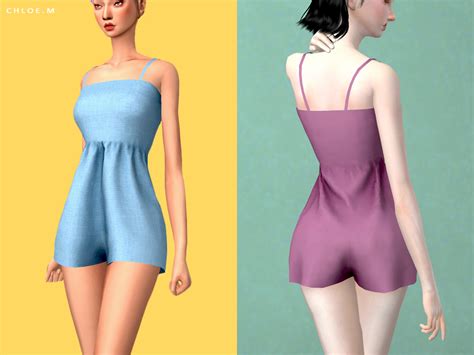 Chloem — Chloem Jumpsuit Created For The Sims4 14 Colors