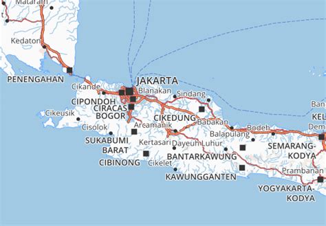 Michelin Purwakarta Map Viamichelin