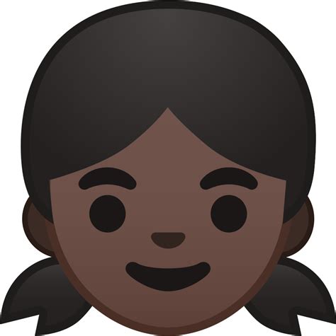 Download Black Girl Emoji Png Cartoon Full Size Png Image Pngkit