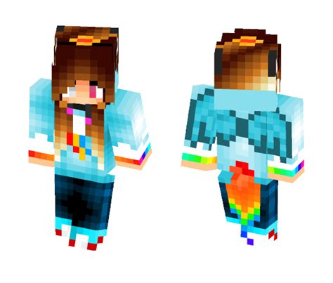 Download Human Rainbow Dash Herobette Minecraft Skin For Free