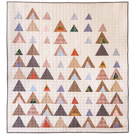 Mod Mountains Quilt Pattern Pdf Download Modern Quilting Etsy