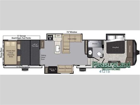 The fuel lineup comes with numerous travel trailer and 5th wheel floor plans, but the 322 model is the smallest bottom line: Small 5th Wheel Toy Hauler Floor Plans - Carpet Vidalondon